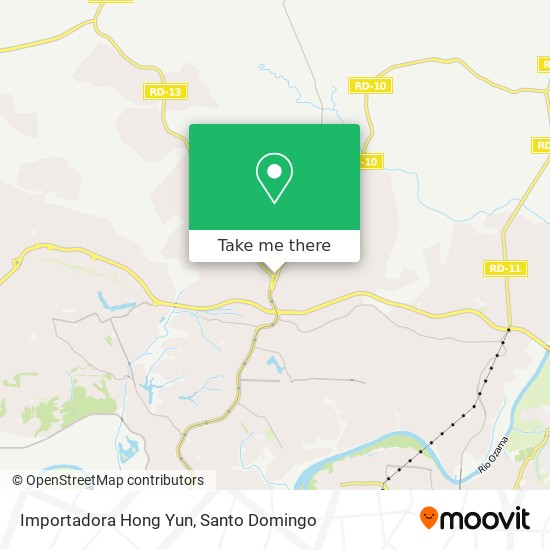 Importadora Hong Yun map