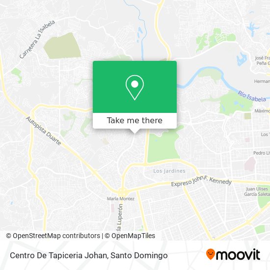 Centro De Tapiceria Johan map