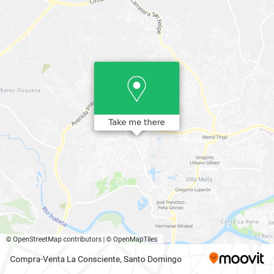 Compra-Venta La Consciente map