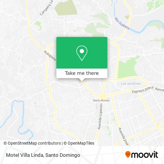 Motel Villa Linda map