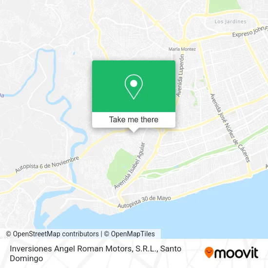 Inversiones Angel Roman Motors, S.R.L. map