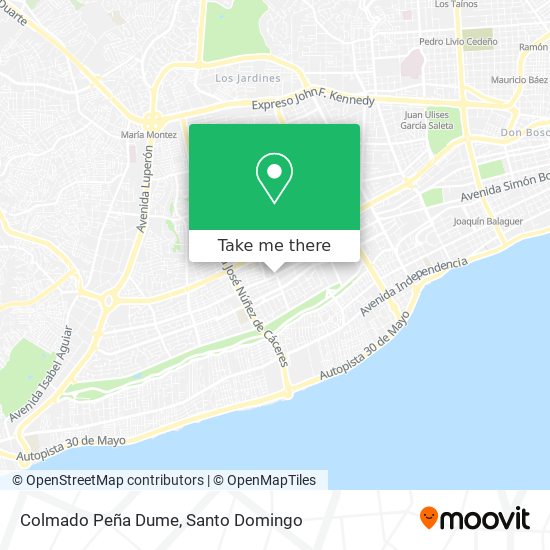 Colmado Peña Dume map