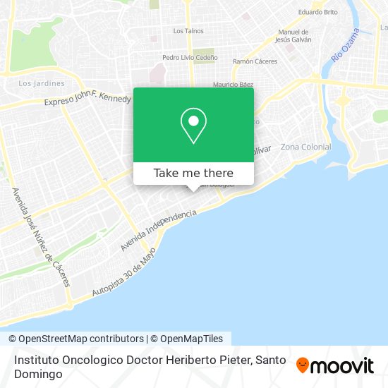 Instituto Oncologico Doctor Heriberto Pieter map