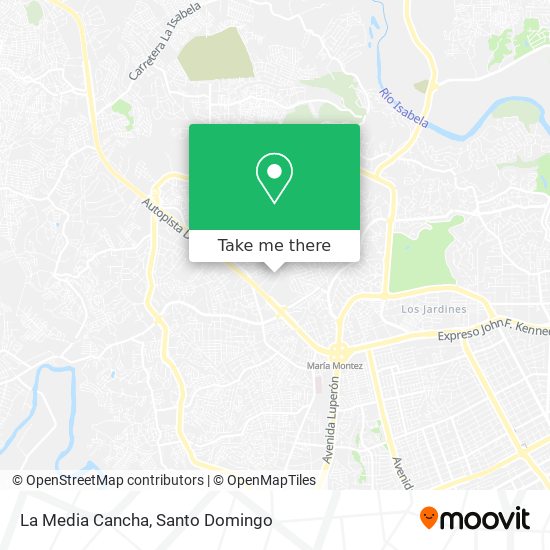 La Media Cancha map