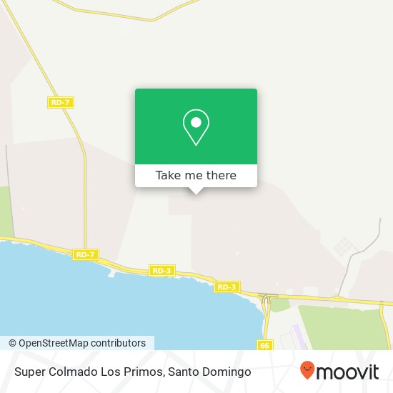 Super Colmado Los Primos map