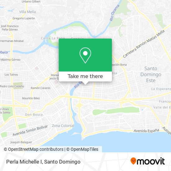 Perla Michelle I map