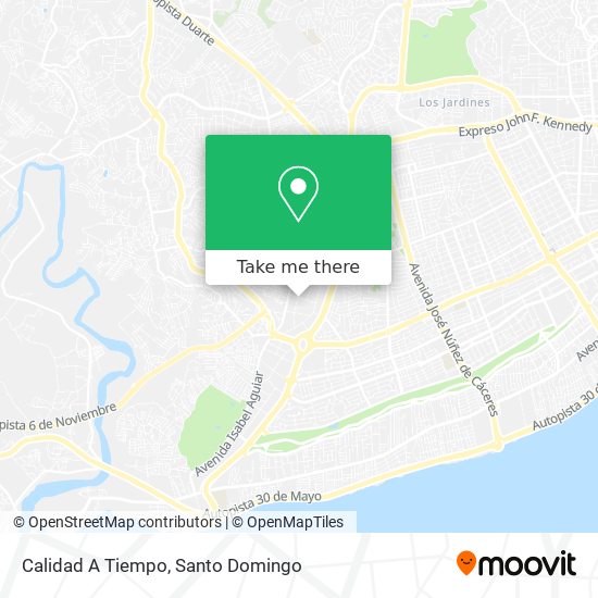 Mapa de Calidad A Tiempo