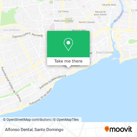Alfonso Dental map