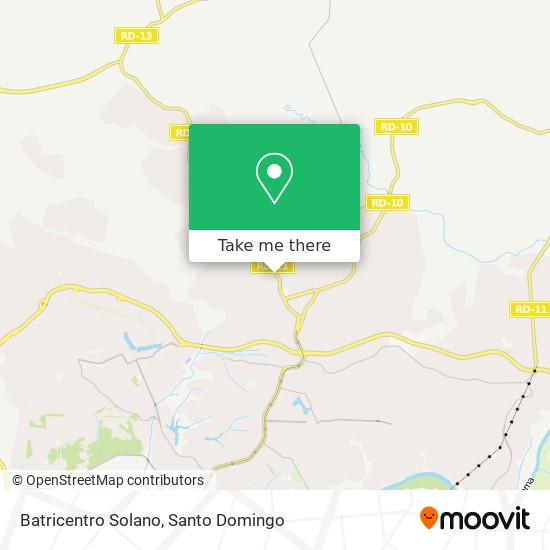 Batricentro Solano map