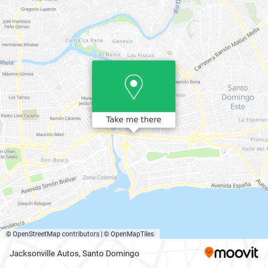 Jacksonville Autos map