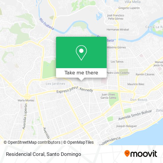 Residencial Coral map