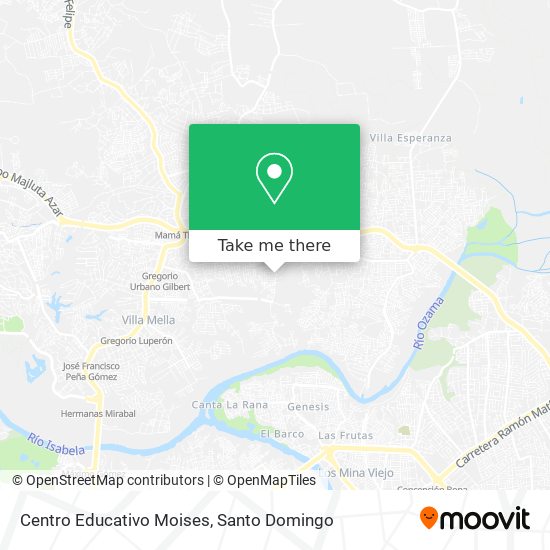 Centro Educativo Moises map
