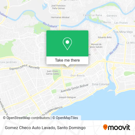 Gomez Checo Auto Lavado map