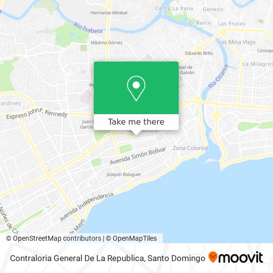Contraloria General De La Republica map