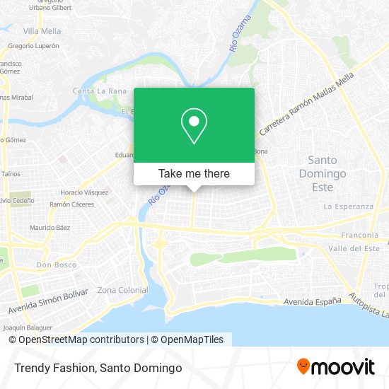 Trendy Fashion map