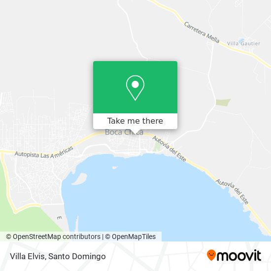 Villa Elvis map