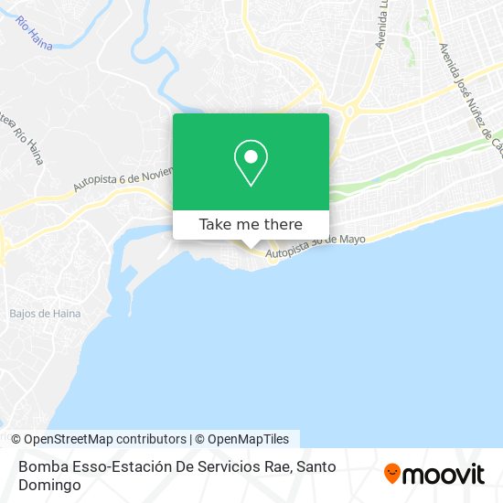 Bomba Esso-Estación De Servicios Rae map