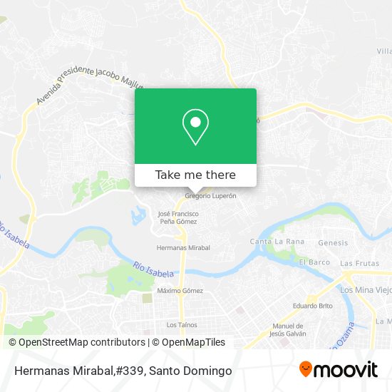 Hermanas Mirabal,#339 map