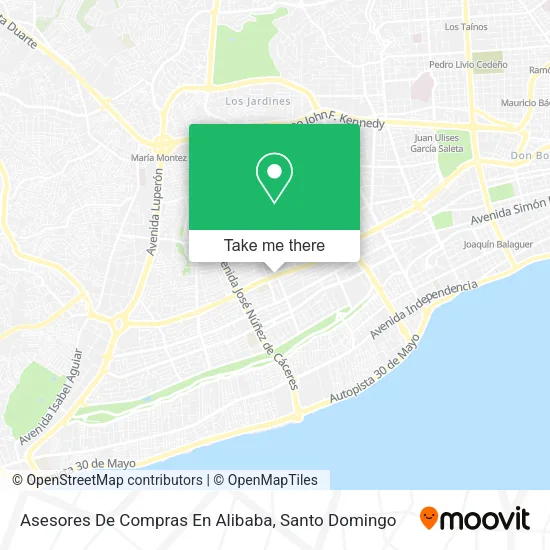 Mapa de Asesores De Compras En Alibaba