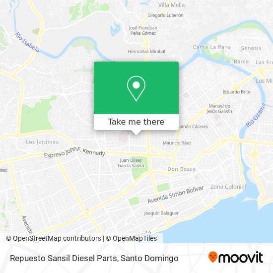 Repuesto Sansil Diesel Parts map