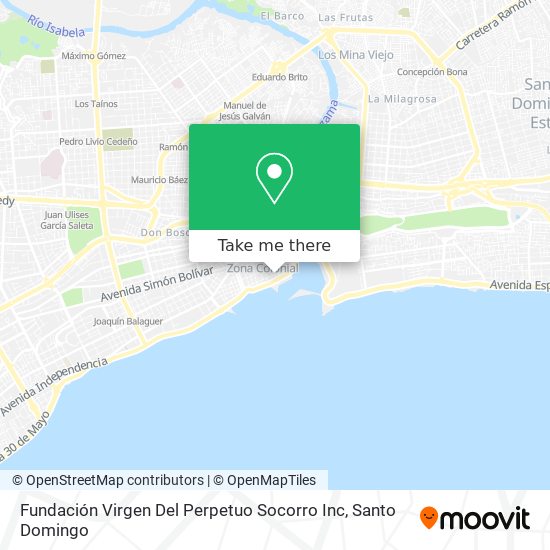 Fundación Virgen Del Perpetuo Socorro Inc map