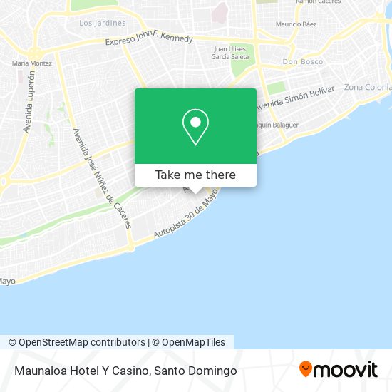 Maunaloa Hotel Y Casino map
