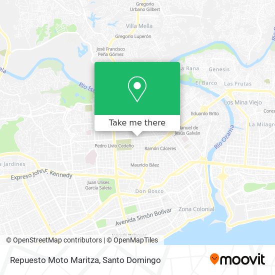 Repuesto Moto Maritza map
