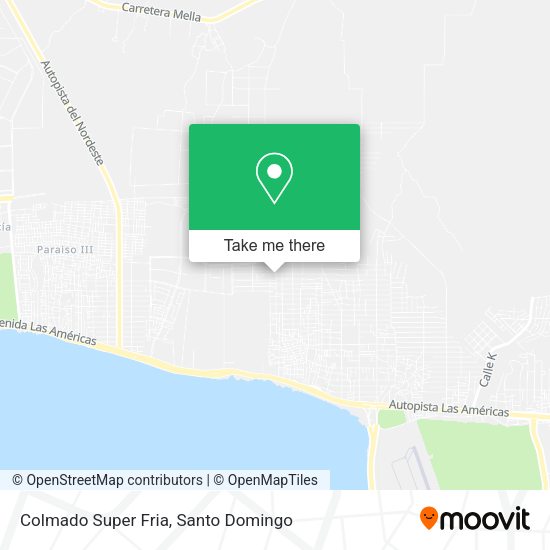 Mapa de Colmado Super Fria
