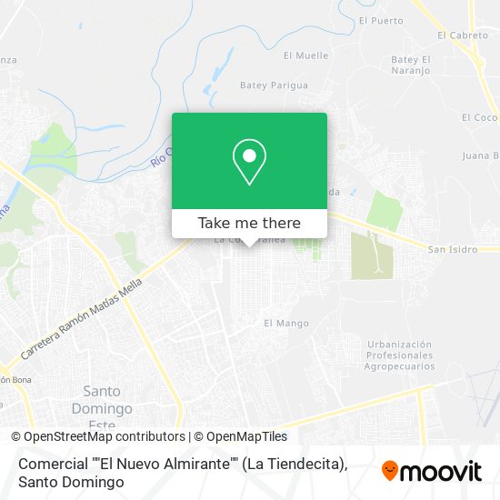 Comercial ""El Nuevo Almirante"" (La Tiendecita) map