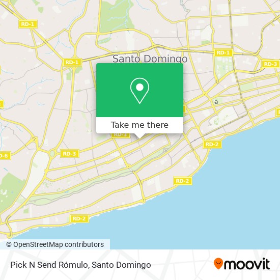 Pick N Send Rómulo map