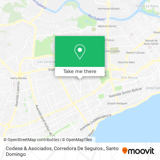 Codese & Asociados, Corredora De Seguros. map