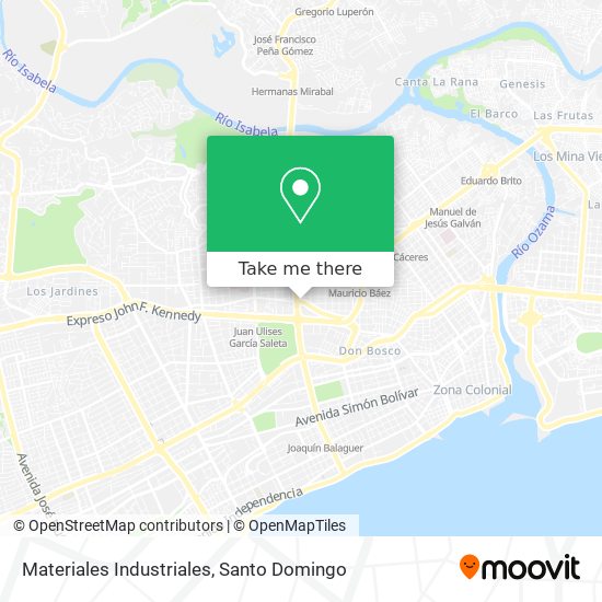 Materiales Industriales map