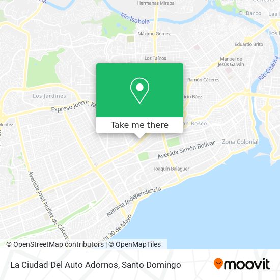 La Ciudad Del Auto Adornos map