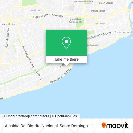 Mapa de Alcaldía Del Distrito Nacional