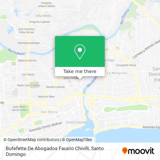 Bufefette De Abogados Fausto Chivilli map