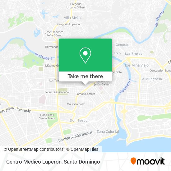 Centro Medico Luperon map