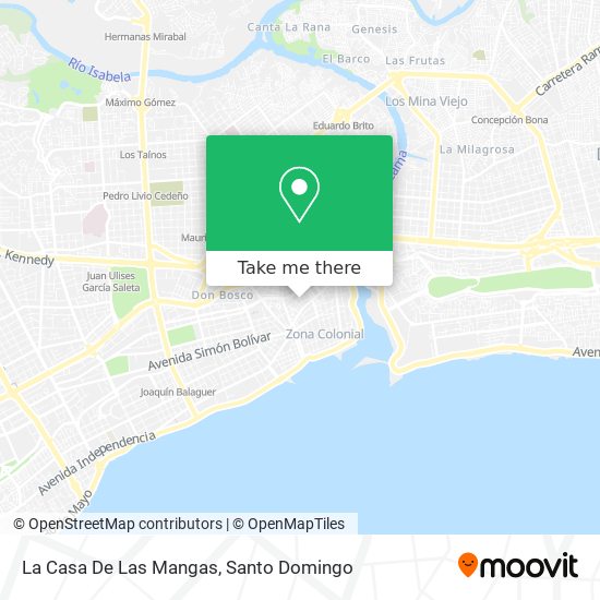 La Casa De Las Mangas map