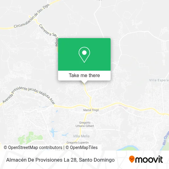 Mapa de Almacén De Provisiones La 28