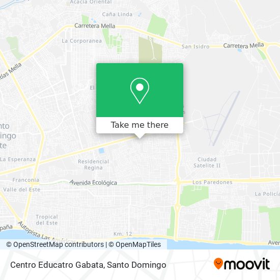 Centro Educatro Gabata map