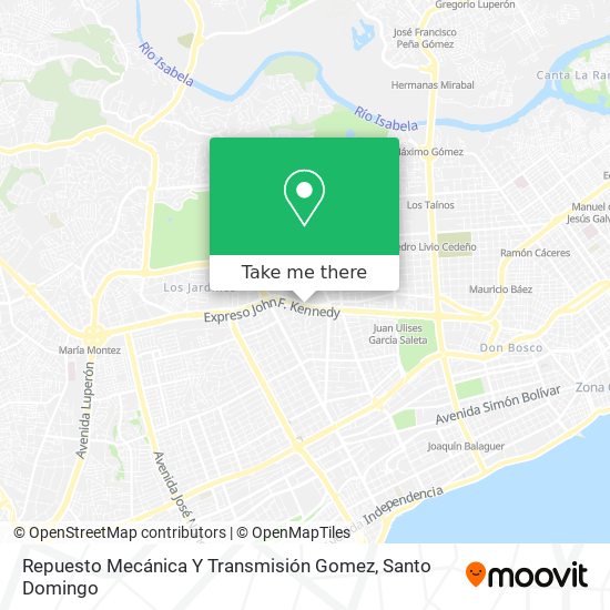 Repuesto Mecánica Y Transmisión  Gomez map