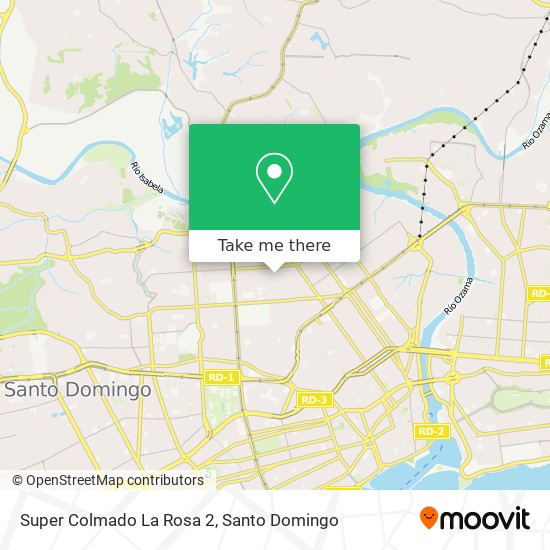 Super Colmado La Rosa 2 map