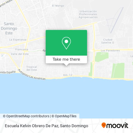 Escuela Kelvin Obrero De Paz map
