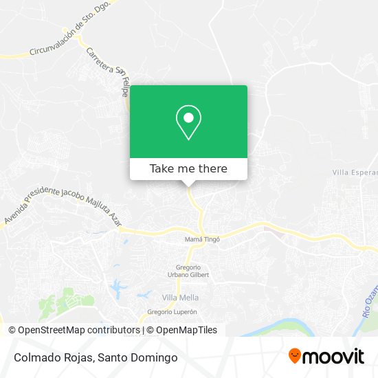 Mapa de Colmado Rojas
