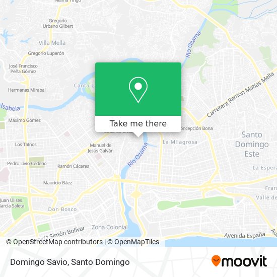 Mapa de Domingo Savio