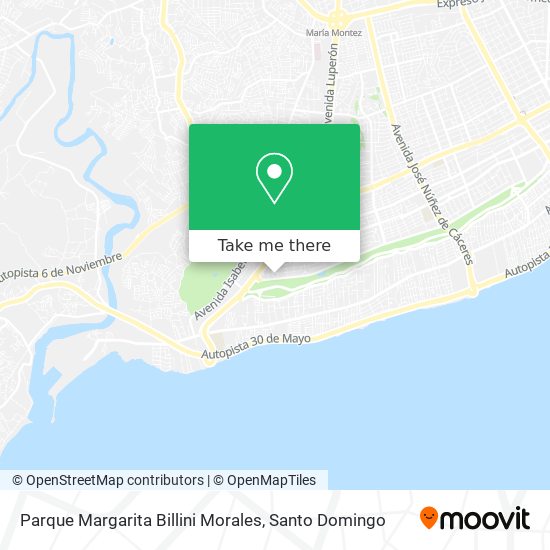 Parque Margarita Billini Morales map