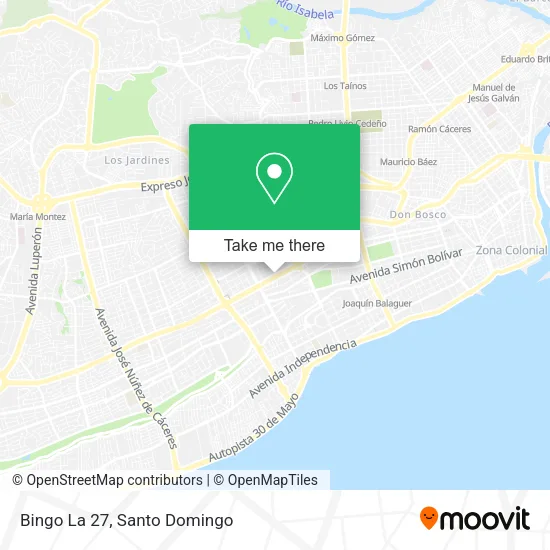 Mapa de Bingo La 27