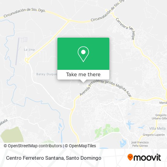 Centro Ferretero Santana map