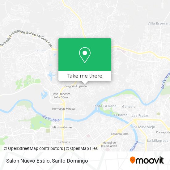 Salon Nuevo Estilo map