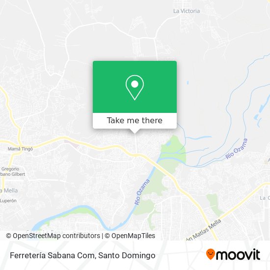 Ferretería Sabana Com map