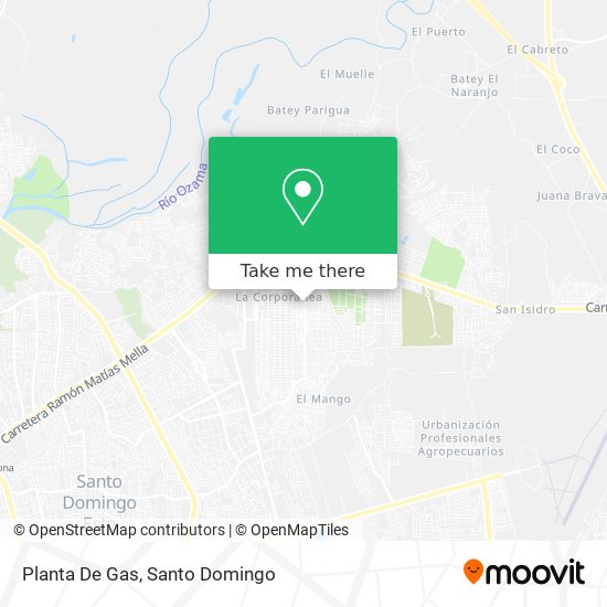 Planta De Gas map